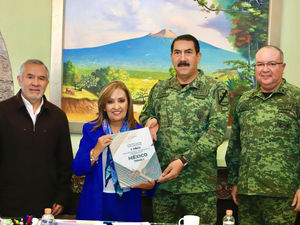 RECONOCE SEDENA TRABAJO DE LORENA CUÉLLAR EN MATERIA DE SEGURIDAD