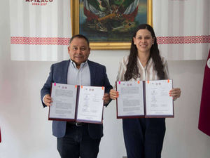 FIRMAN CONVENIO EL AYUNTAMIENTO DE APIZACO Y LA SECRETARÍA DE CULTURA PARA CREAR CENTROS CULTURALES COMUNITARIOS