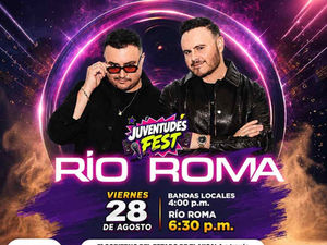 RÍO ROMA SE SUMA AL MES DE LA JUVENTUD CON CONCIERTO CON CAUSA EN TLAXCALA