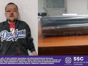 DETIENE SSC A PRESUNTO RESPONSABLE DE ROBO EN SANTA CRUZ TLAXCALA