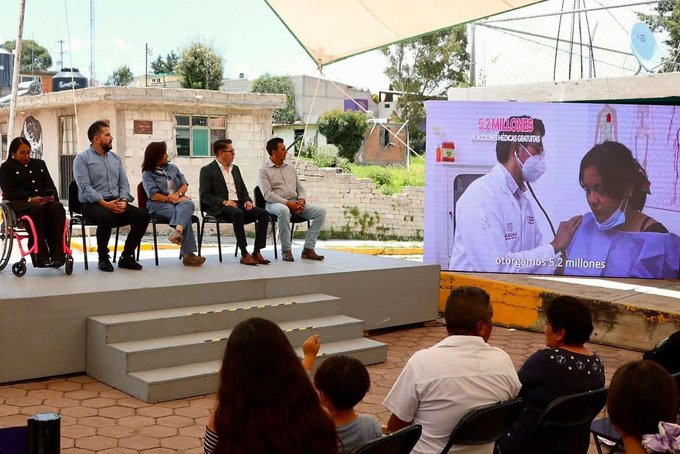 ENTREGA GOBERNADORA OBRAS QUE MEJORAN LA MOVILIDAD EN XALTOCAN Y MUÑOZ DE DOMINGO ARENAS