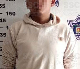 ASEGURA SSC A TRES PERSONAS POR ROBO, EN APIZACO  