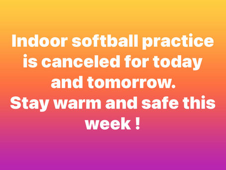 No softball