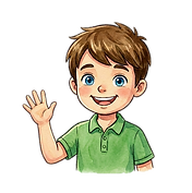 アメリカに住んでいる小学生のキャラクター、ジェイク(Jake)