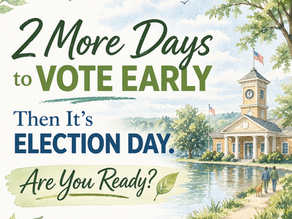 2 More Days to Vote Early, Then It’s Election Day. Are You Ready?