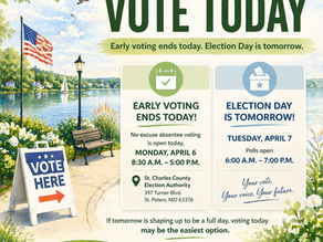 A quick reminder that you can still vote today.