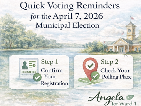 Quick Voting Reminders for the April 7 Municipal Election