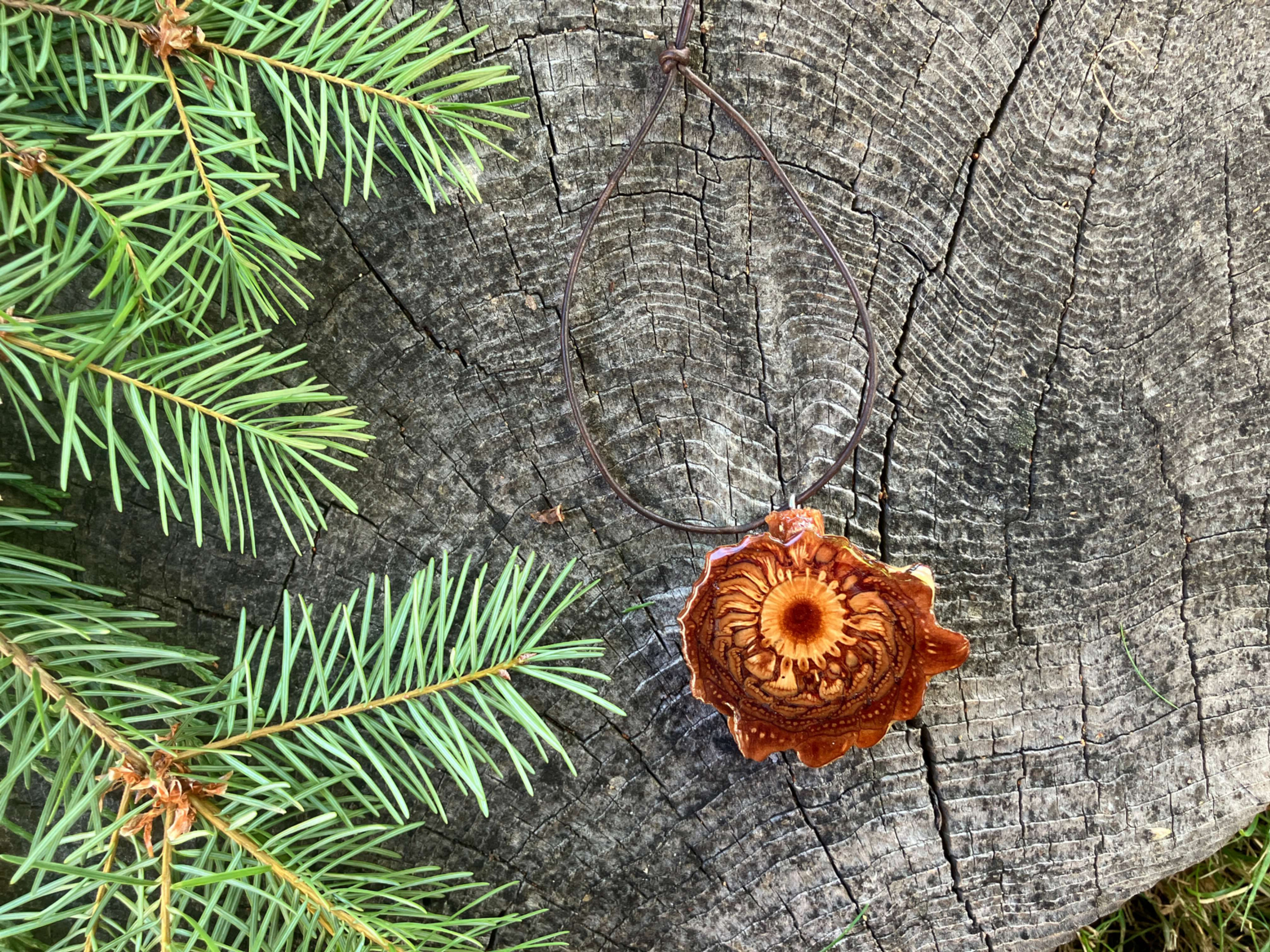 Handmade Natural Knobcone Pinecone Ornament