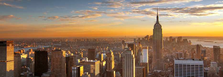 Sunset Over New York City
