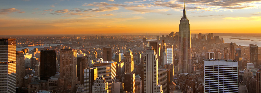 Sunset Over New York City