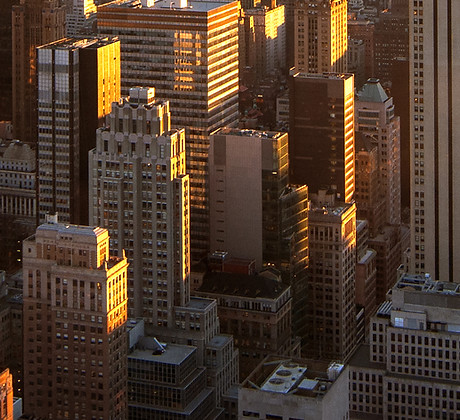 Sunset Over New York City