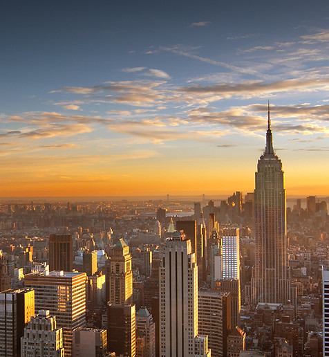 Sunset Over New York City