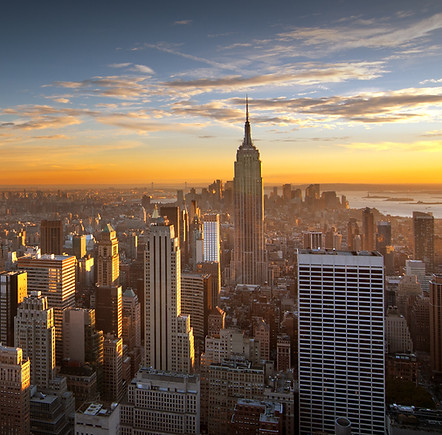 Sunset Over New York City