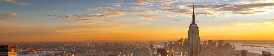 Sunset Over New York City
