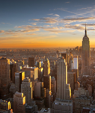 Sunset Over New York City