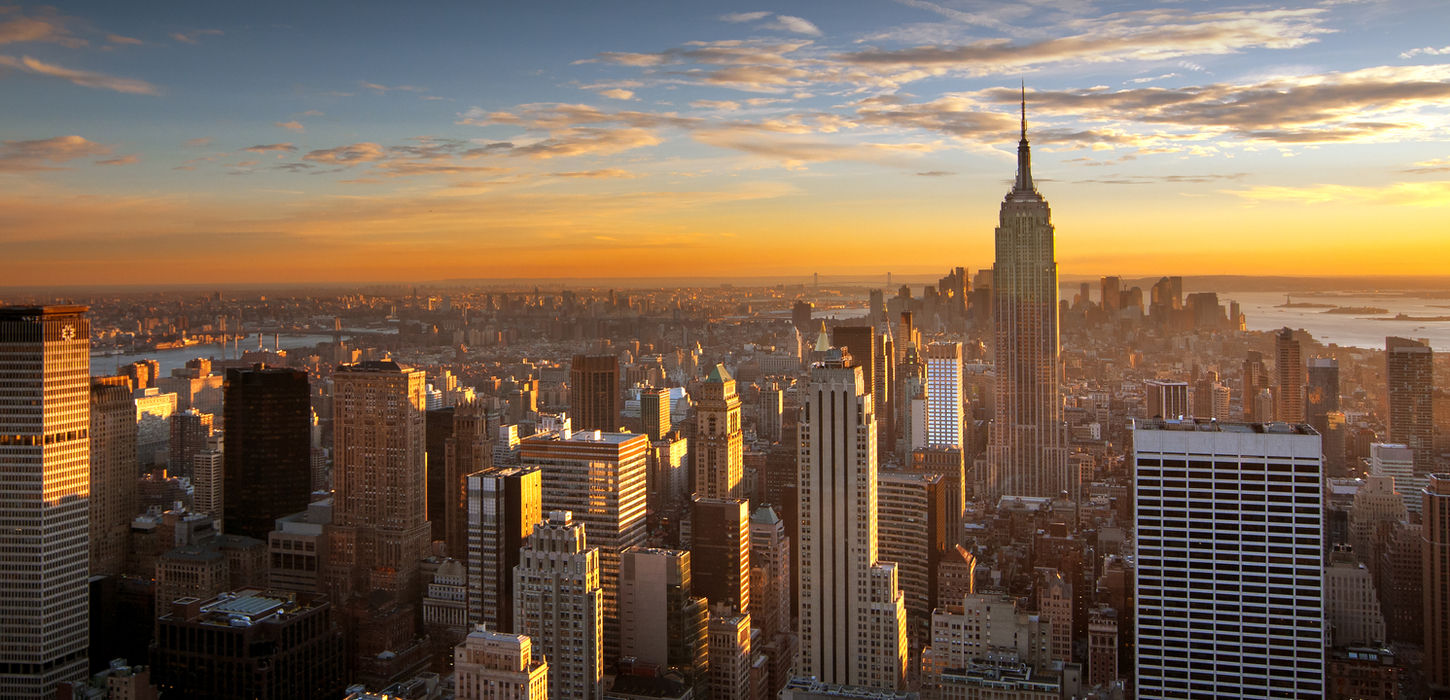 Sunset Over New York City
