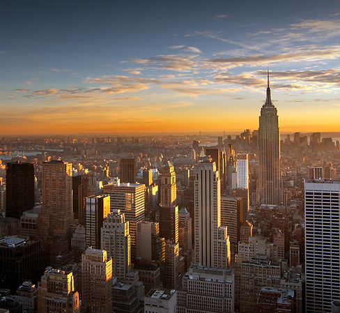 Sunset Over New York City