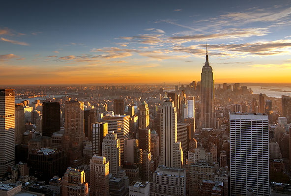 Sunset Over New York City