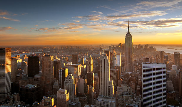 Sunset Over New York City