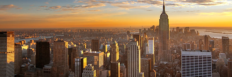 Sunset Over New York City