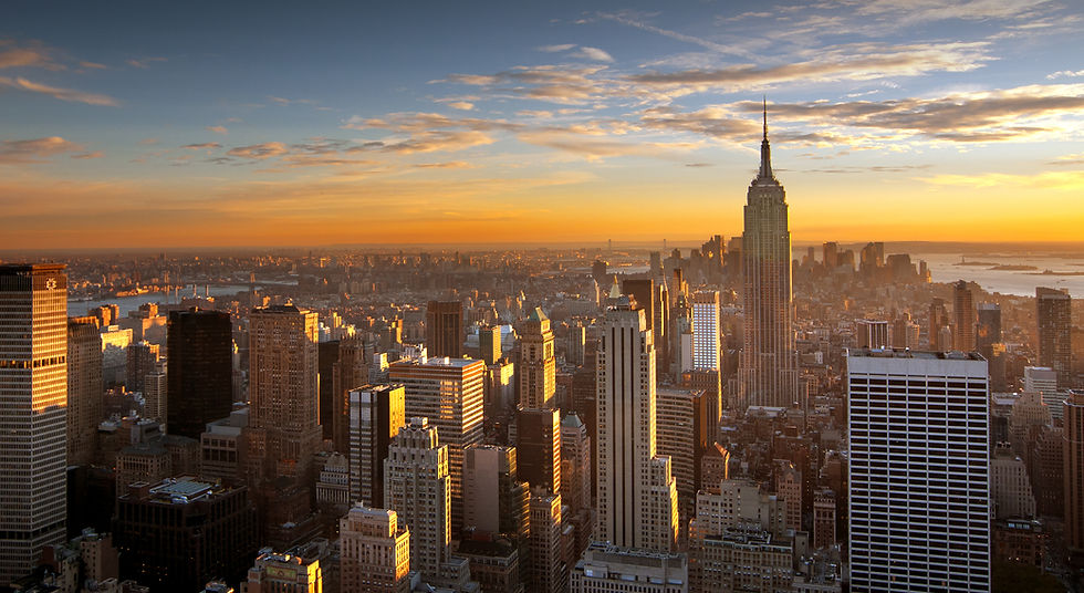 Sunset Over New York City