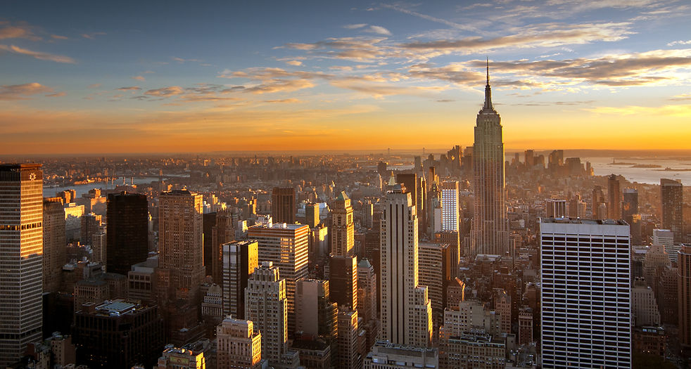 Sunset Over New York City