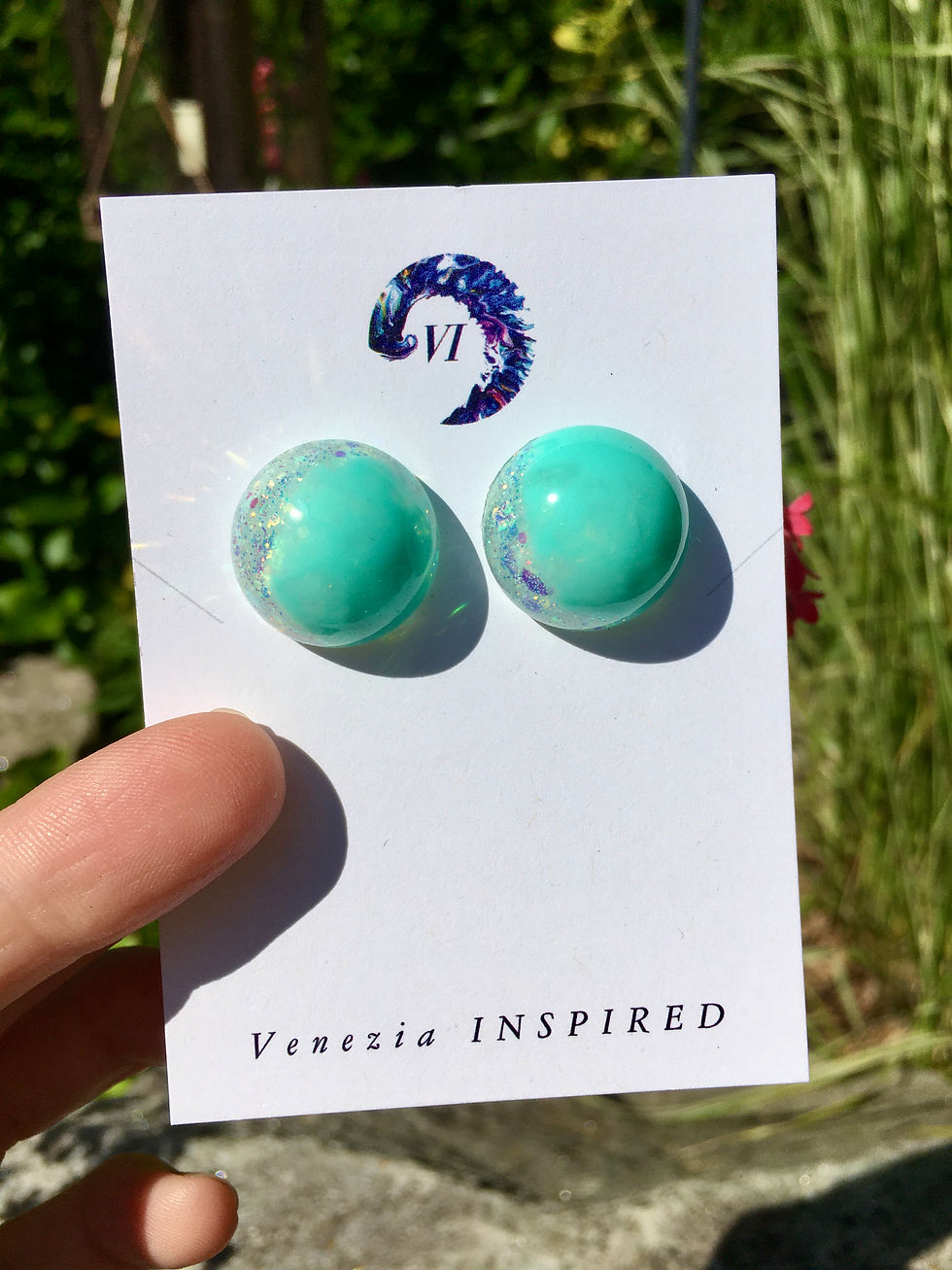 Thumbnail: Mint & Opal Statement Studs