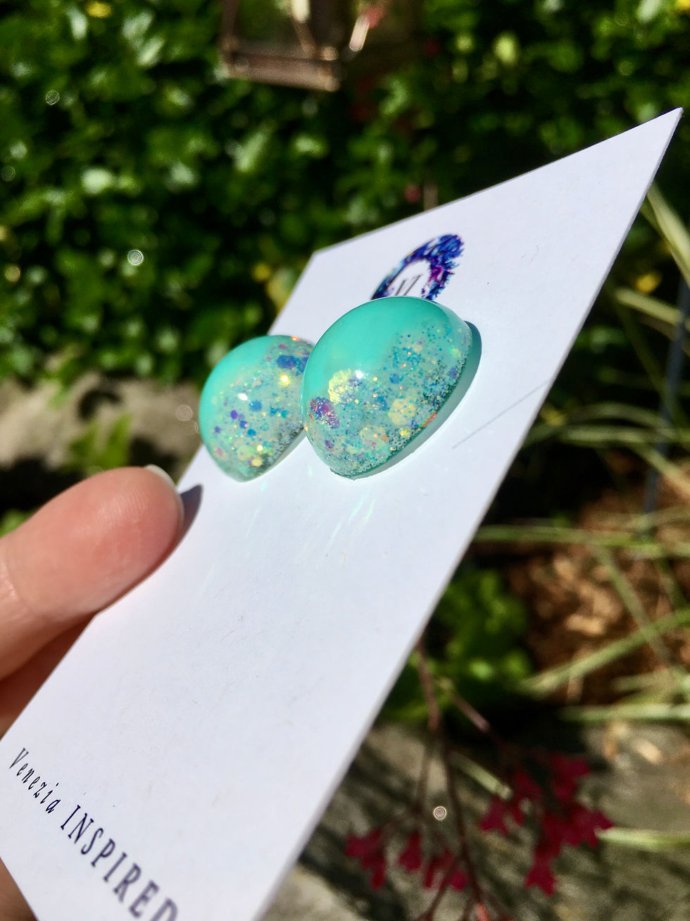 Thumbnail: Mint & Opal Statement Studs