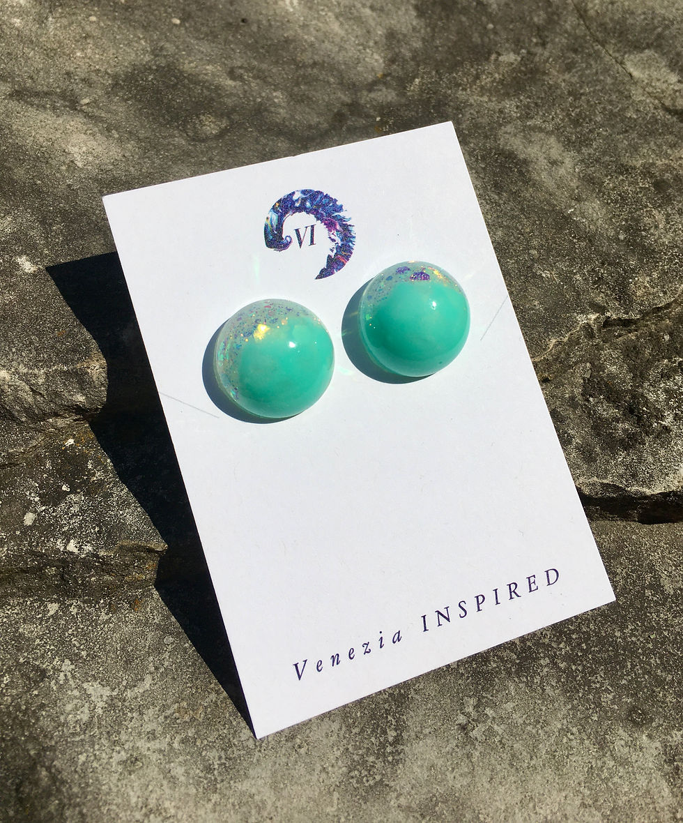 Thumbnail: Mint & Opal Statement Studs
