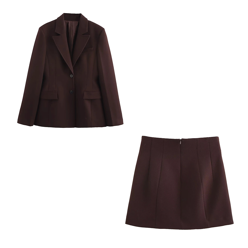 Miniatura: Spring Summer Women’s Suit – Fashionable Blazer & Skirt Ensemble