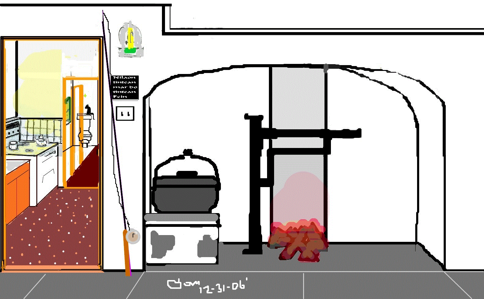 Irish'Cottage'interior'4-November 07, 2006+2