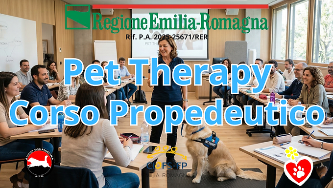 Pet Therapy Corso propedeutico Ed. 2-2026