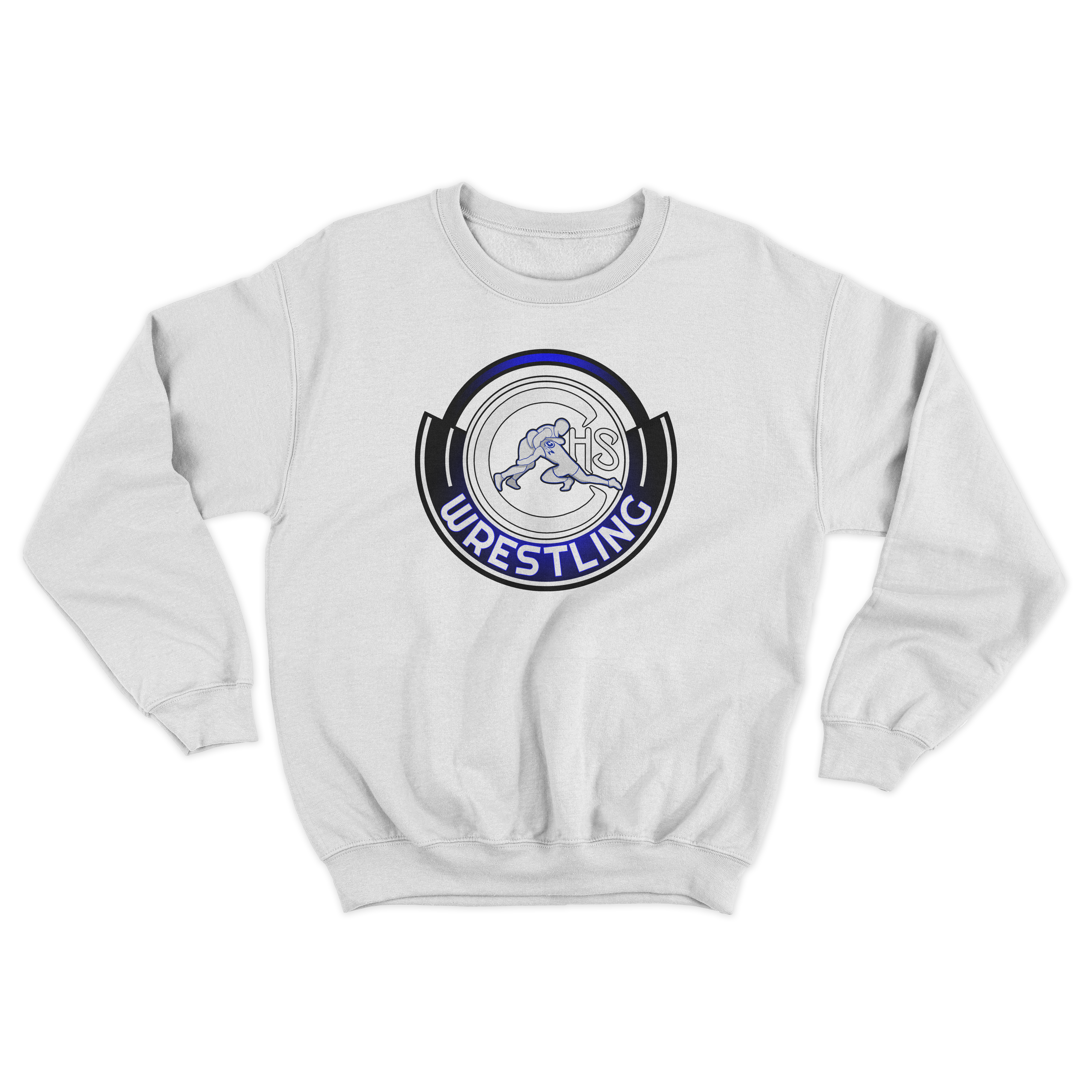 CHS Wrestling - 'Circle' - Crew Neck Sweatshirt