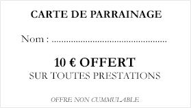 carte de parrainage St Laurent Coiffure