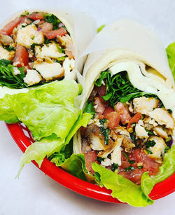 Chicken Bruschetta Wrap