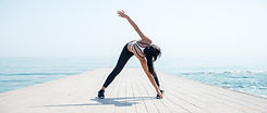 Woman Stretching