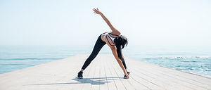 Woman Stretching