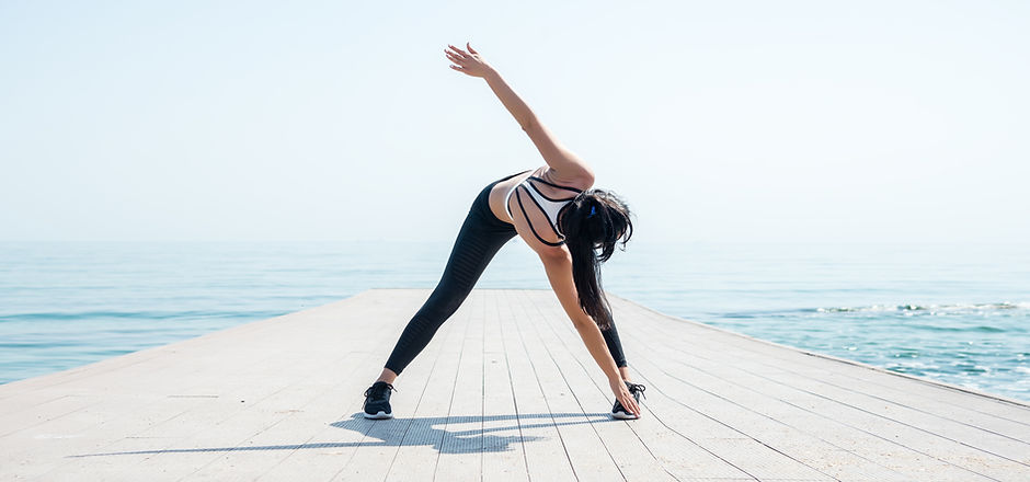 Woman Stretching