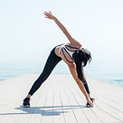 Woman Stretching