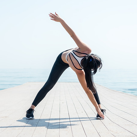 Woman Stretching