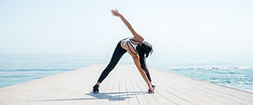 Woman Stretching