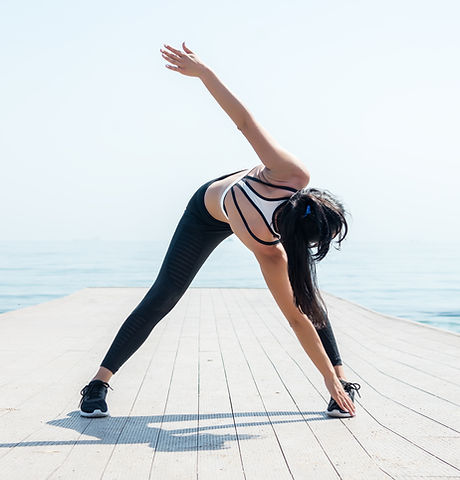 Woman Stretching