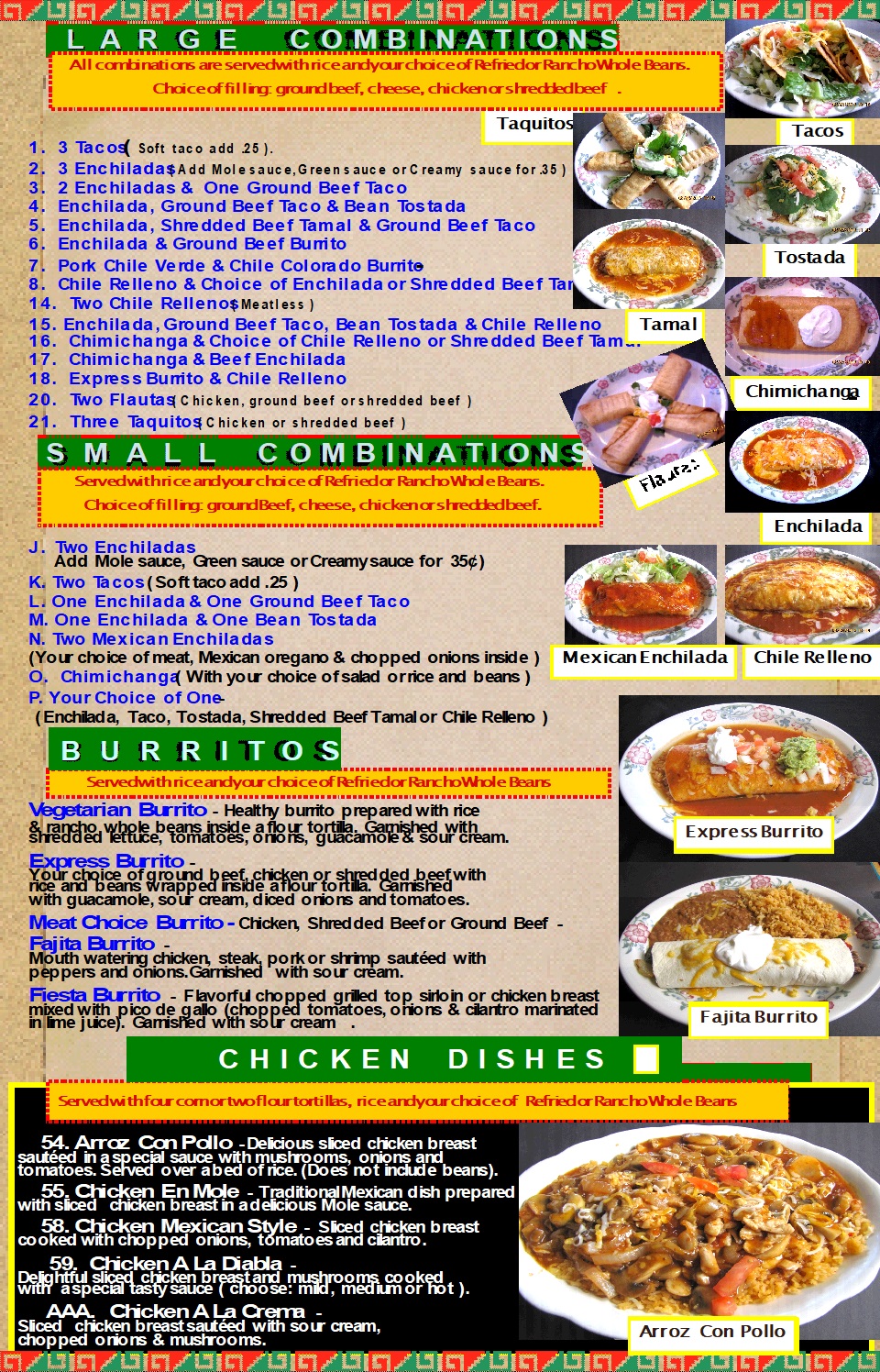 La Fiesta restaurant food