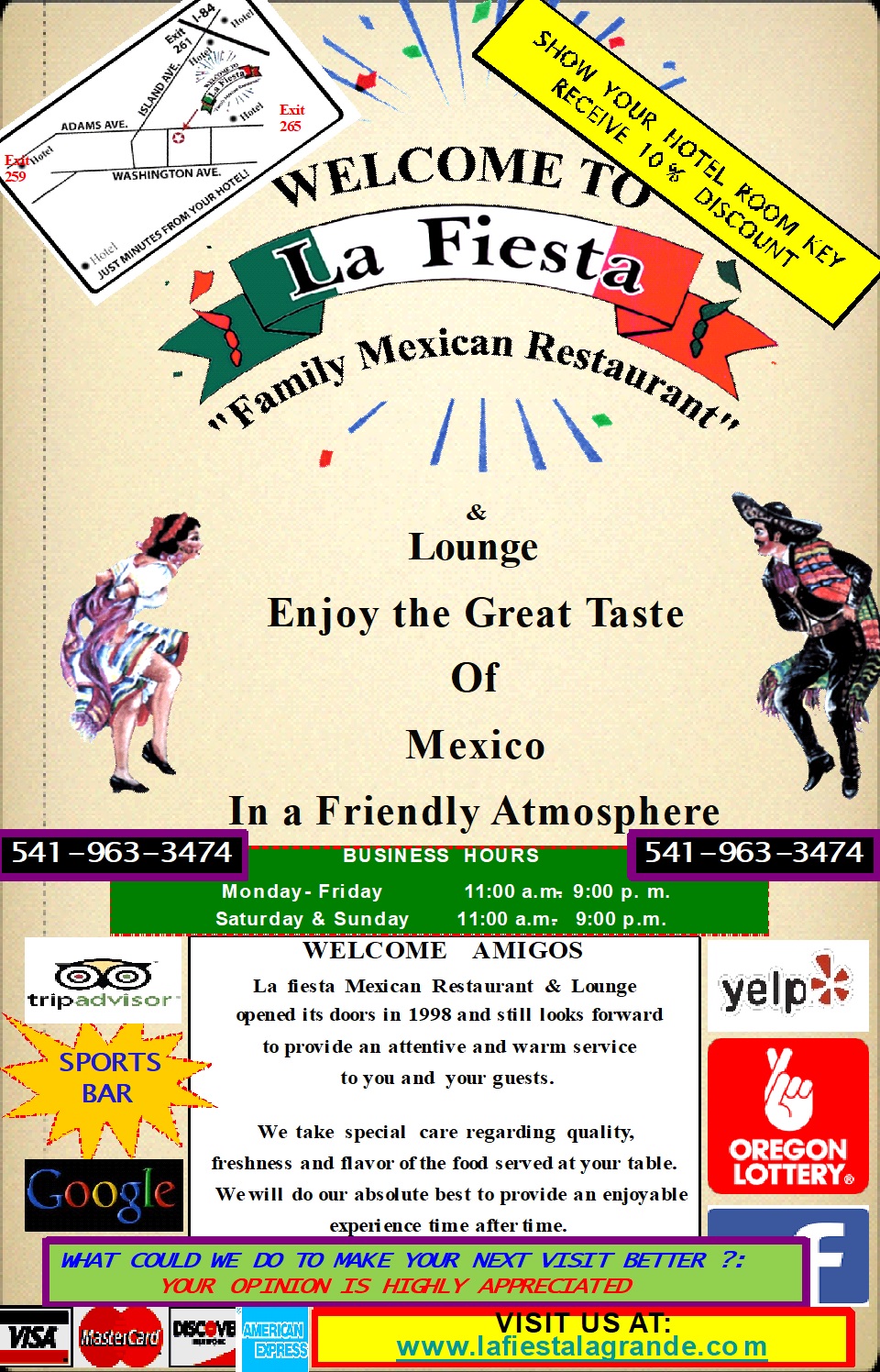 La Fiesta restaurant food