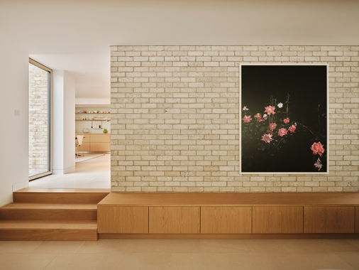 Contemporary London Home Showcases Heritage Portland Stone Feature Wall