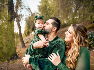 The Shahani Family — Fall Family Photos at Glen Arbor Park, Murrieta