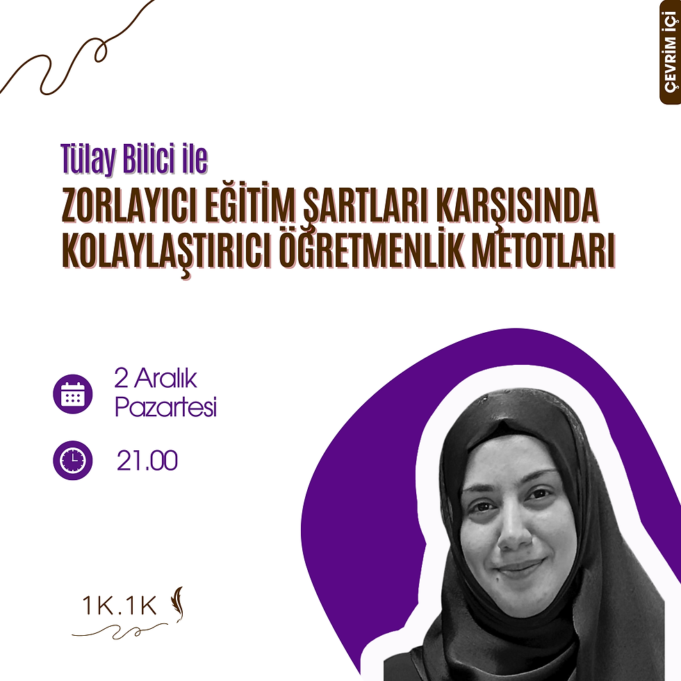 Zorlayıcı Eğitim Şartları Karşısında Kolaylaştırıcı Öğretmenlik Metotları