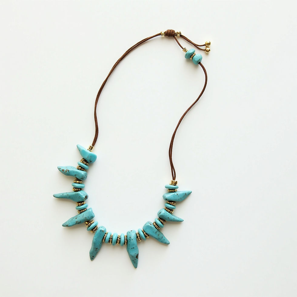 Turquoise Beaded Necklace
