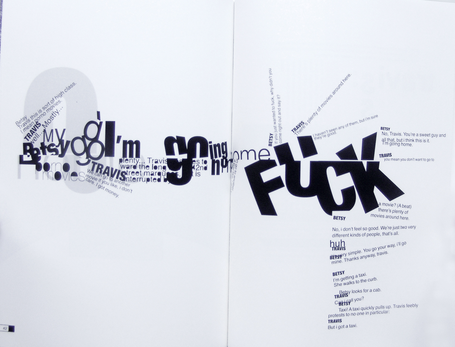 Typography — Taxi Driver