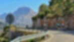 Altea mountains cyclist